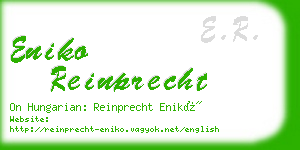 eniko reinprecht business card